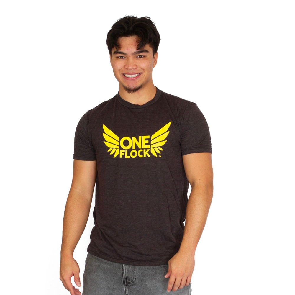 Ducks Spirit, McKenzie SewOn, Black, Crew Neck, Polyester Blend, Men, Unisex, Football, Reprieve, One Flock, T-Shirt, 1003693